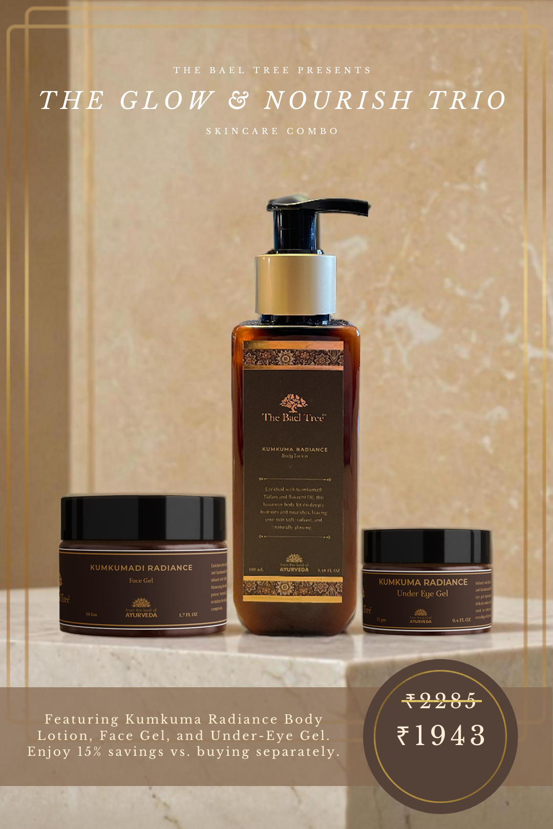 The Glow and Nourish Trio Combo