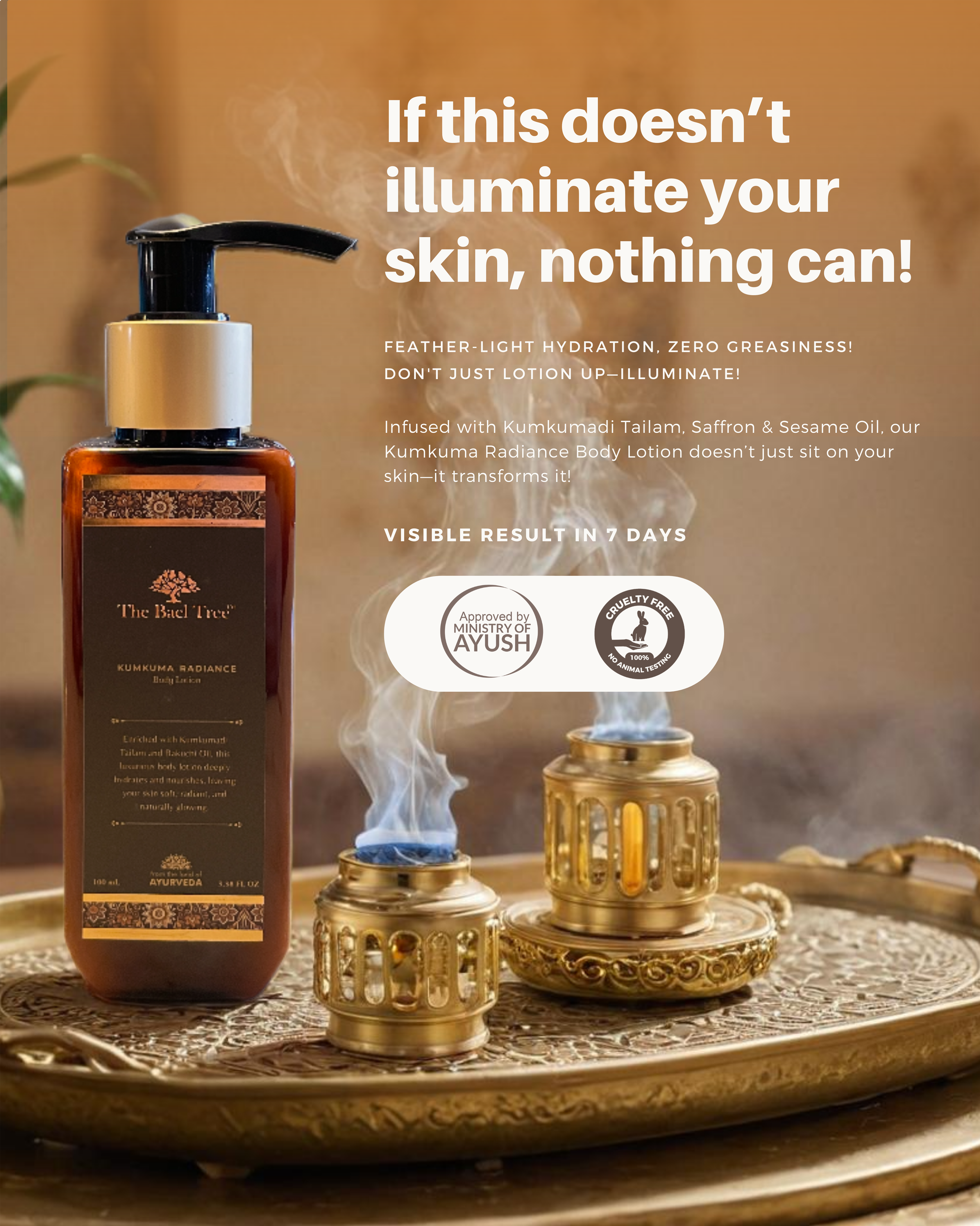 Nourish, Hydrate and Glow: The Magic of Kumkuma Radiance Body Lotion
